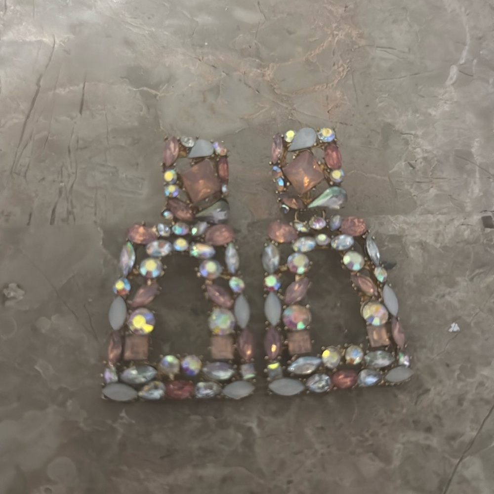 Beautiful stone earrings